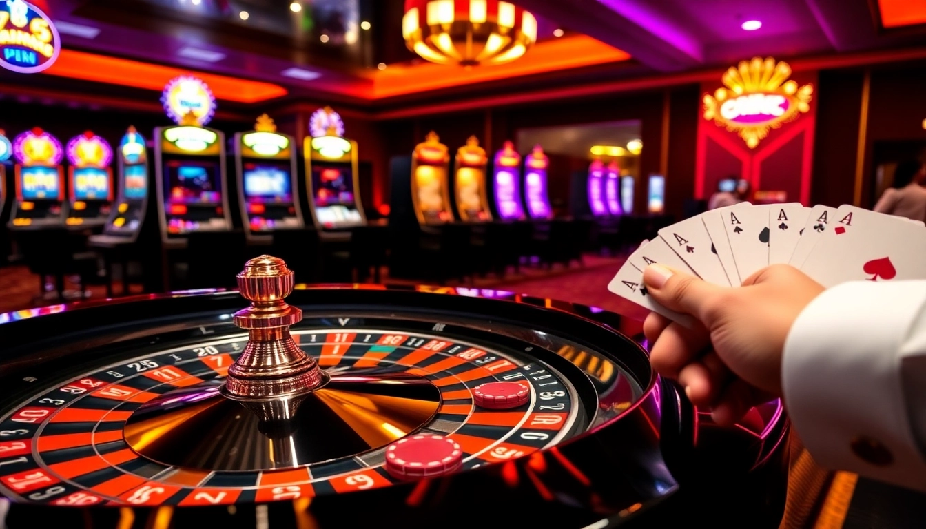 Experience the thrill of the 88i game at a luxurious casino with dynamic gaming elements.
