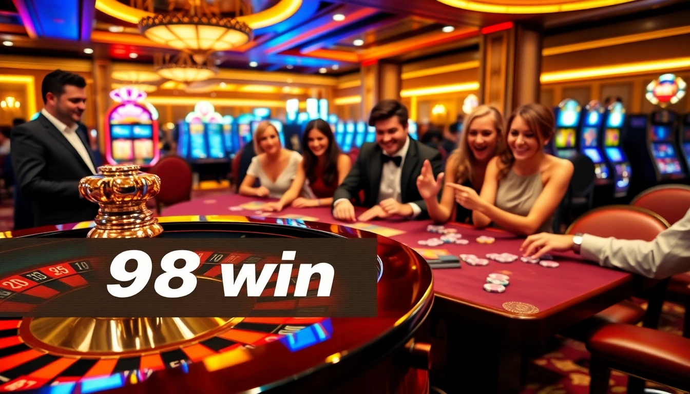 Experience the thrill of winning at 98 win with vibrant casino games and exciting promotions.