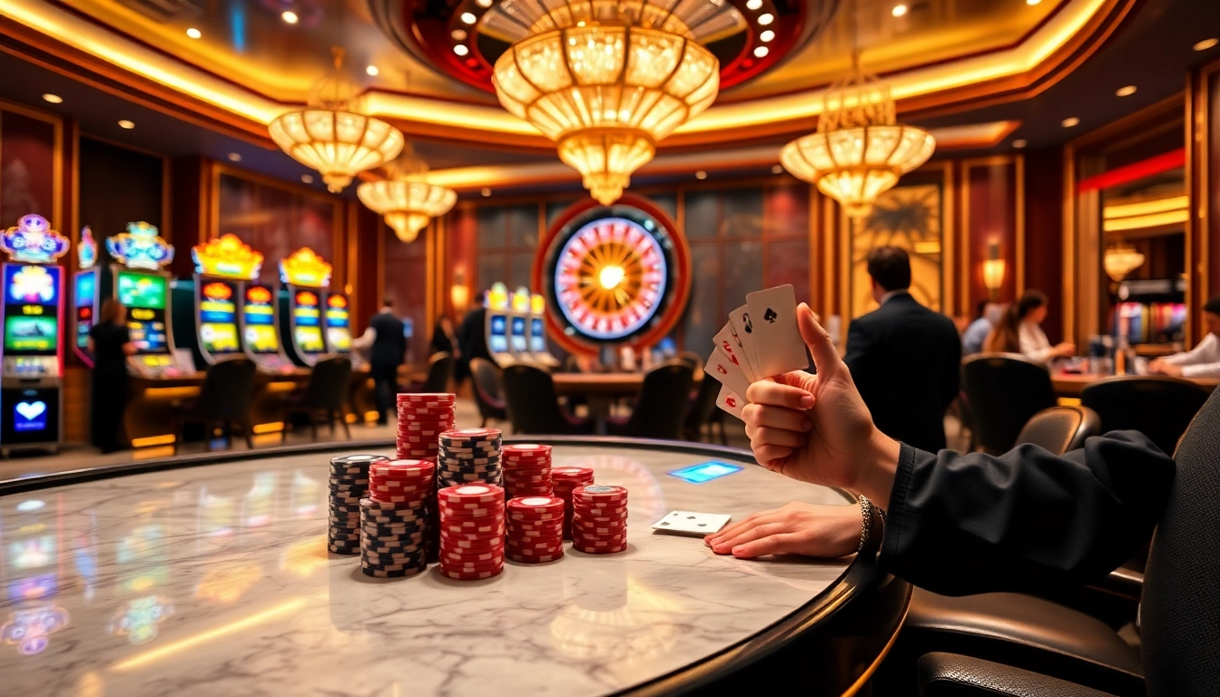 Experience thrilling gameplay at trang chủ go99 with vibrant casino tables and winning moments.
