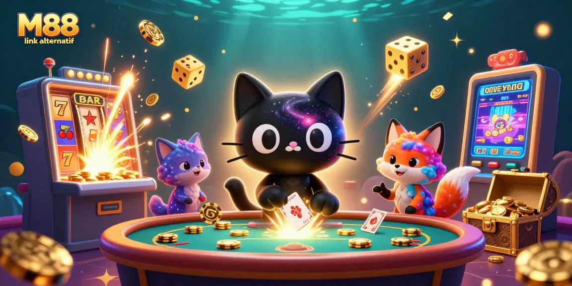 Win big with M88 link alternatif at this vibrant cosmic casino experience filled with 3D illustrations