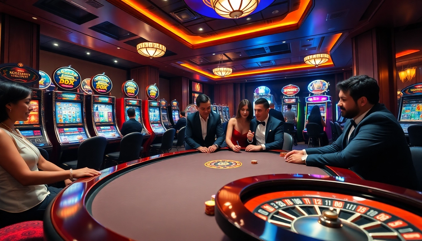 Experience immersive gambling visuals at KUBET77, where vibrant gaming tables and exciting casino action come to life.