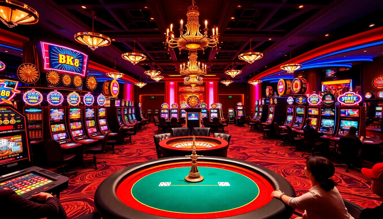 Experience thrilling gameplay with BK8's vibrant casino atmosphere and exciting gaming options.