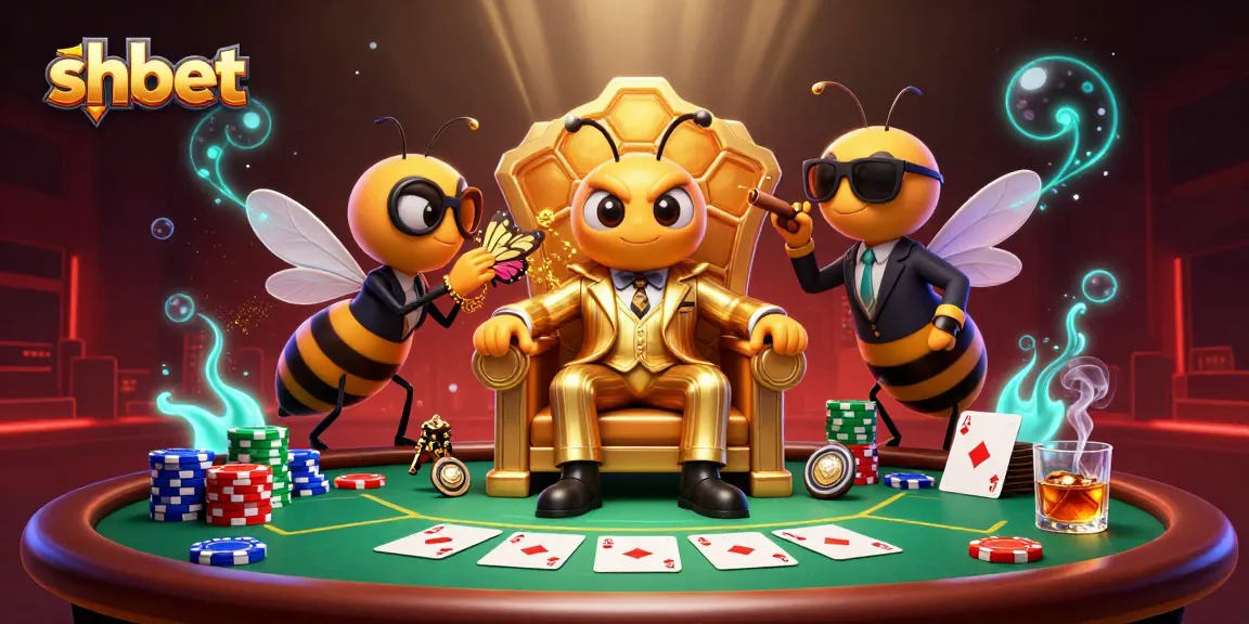 Engage with shbet's thrilling poker scene featuring unique characters and rich casino elements.