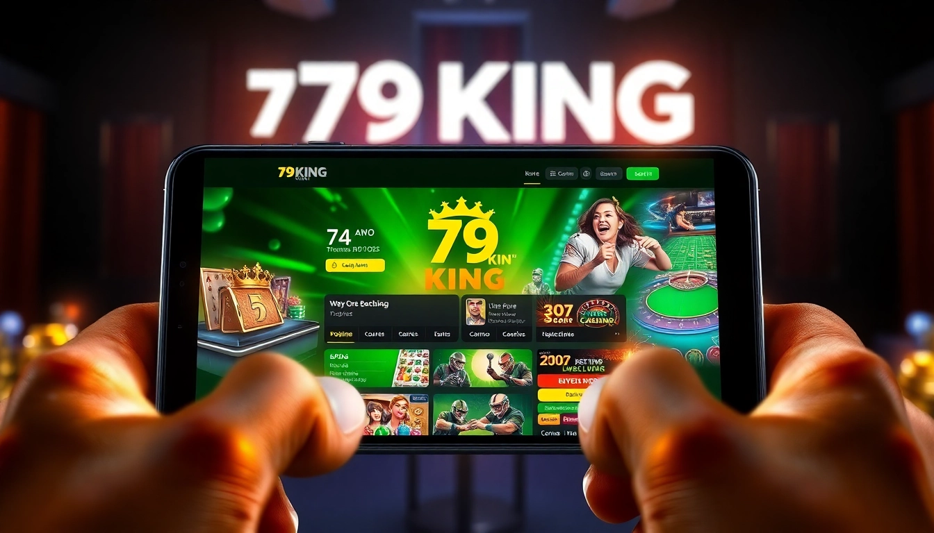 79King online betting platform showcasing casino games and sports betting