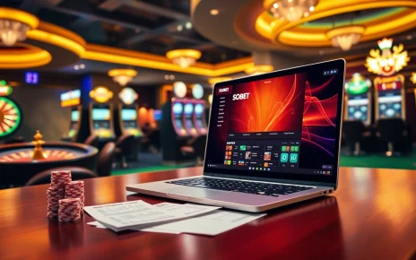 Experience the excitement of online gambling at https://soibet.black/ with vibrant casino visuals.