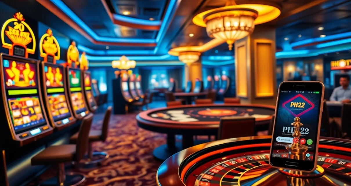 Experience thrilling gameplay at PH22 with state-of-the-art slots, poker, and mobile app access.