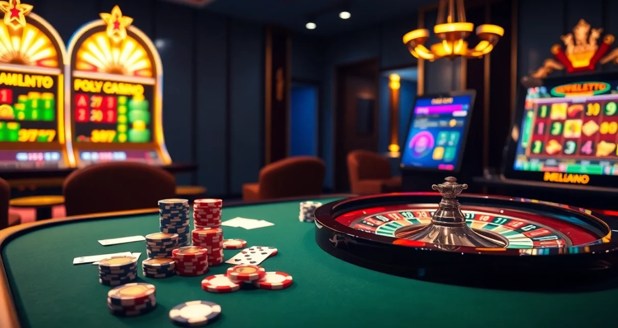 Experience the excitement of C168 casino night with luxurious gaming tables and vibrant slot machines.
