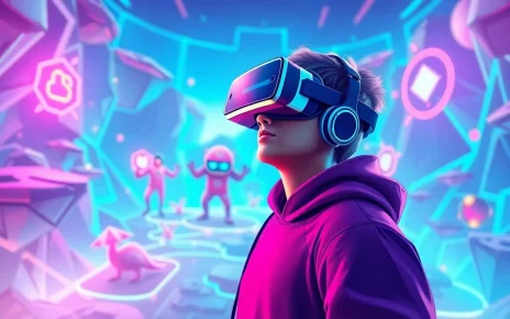 Jelajahi keseruan qq macan game dalam lingkungan permainan futuristik yang dinamis.