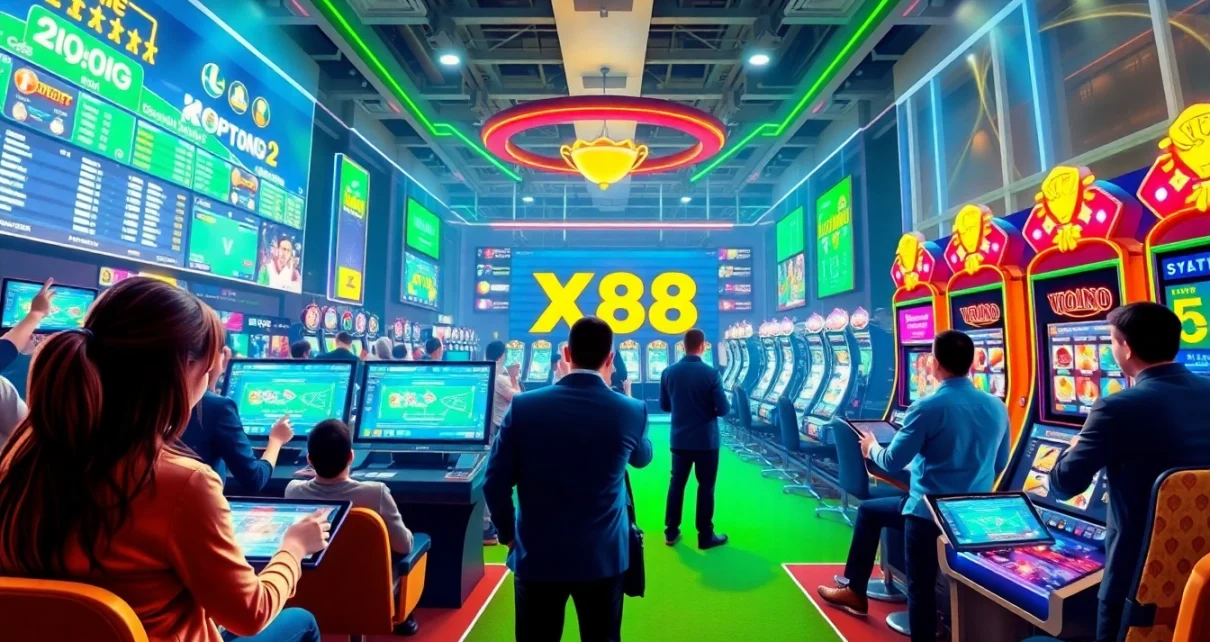 Experience the dynamic online betting platform XX88 HOW with engaging visuals of players in action.