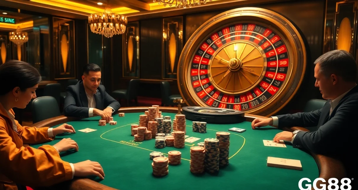 Experience thrilling gameplay at GG88 poker tables with luxury and excitement.