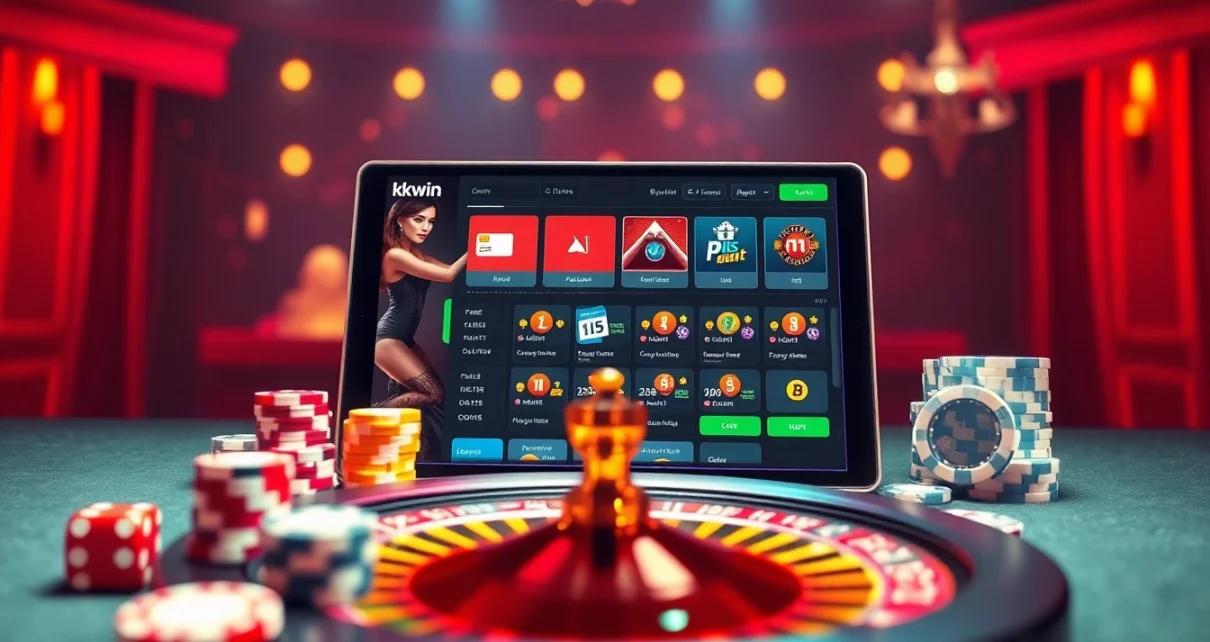 Nạp Tiền kkwin with digital payment methods and casino elements for an engaging gambling experience.
