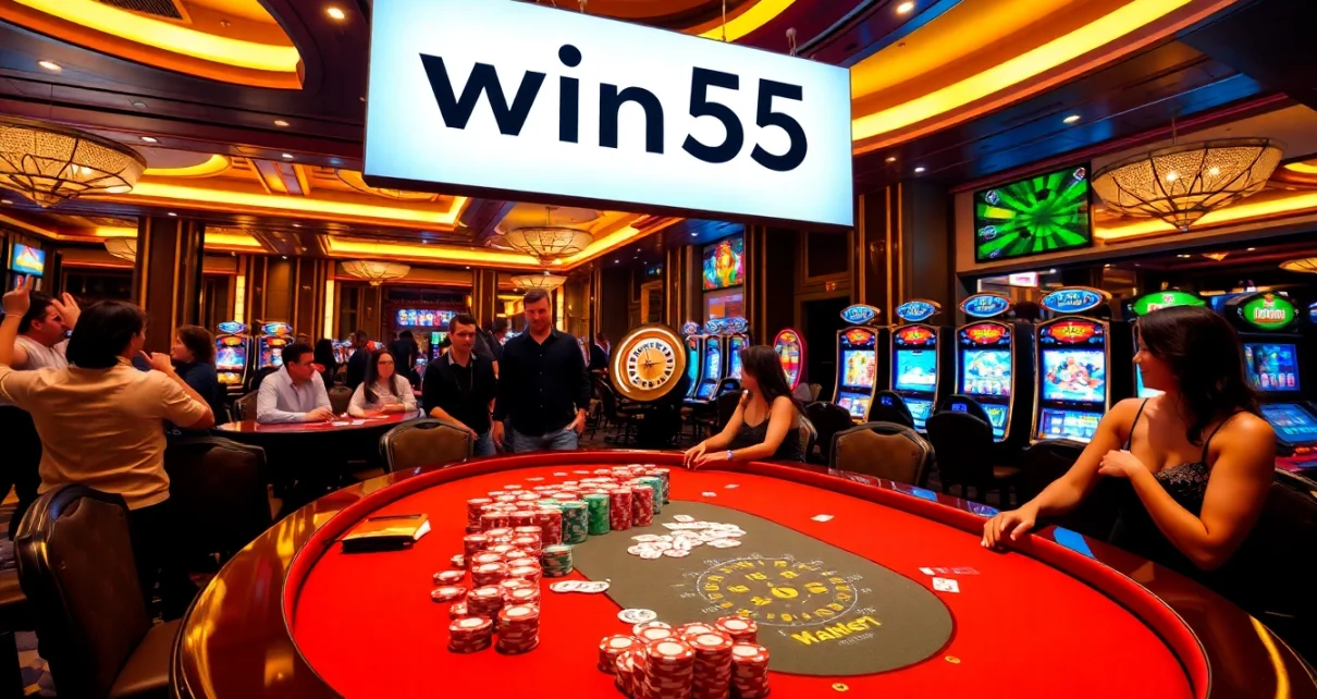 Experience the thrill at win55 with engaging poker and vibrant casino excitement.