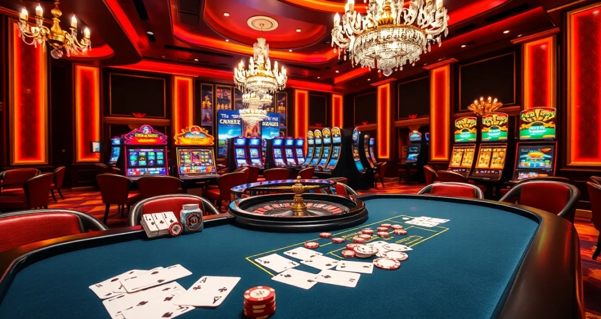 Engage with thrilling casino action at https://ok365a.biz/ featuring vibrant slot machines and poker excitement.