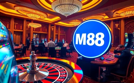 Experience the excitement of MM88 at a luxurious casino with poker, roulette, and online gaming.
