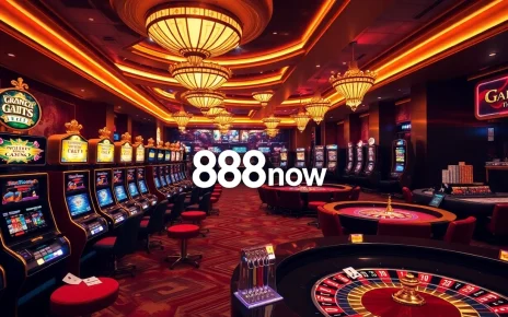 Experience the thrill of 888now with vibrant casino tables and exciting gameplay.