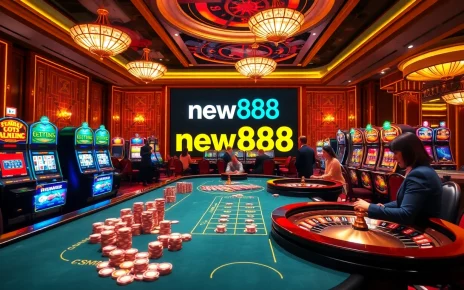 Experience the excitement of gambling with new888's luxurious casino offerings.