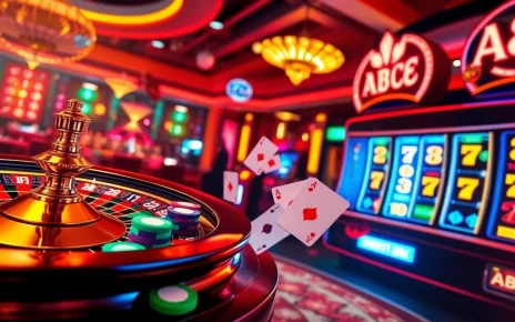 Experience thrilling casino gameplay at ABC8 with exciting betting action and vibrant visuals.