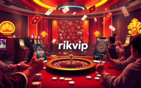 Engaging players at the rikvip online platform with vibrant casino elements and excitement.