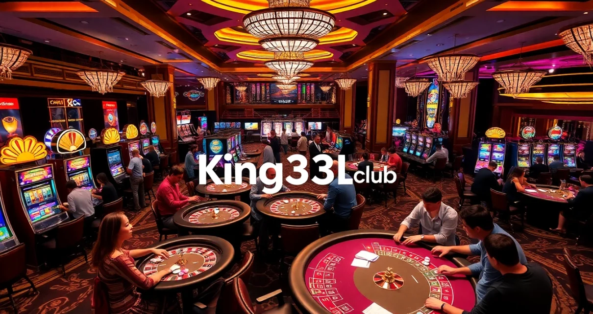 Experience the thrill at king333.club with vibrant casino games and engaging gamblers.