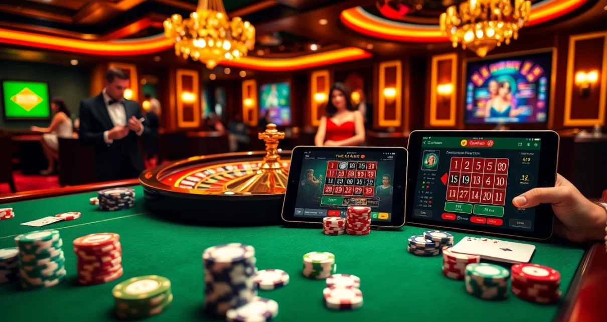 Experience high-stakes action at the link 88i casino with vibrant games and excited players.