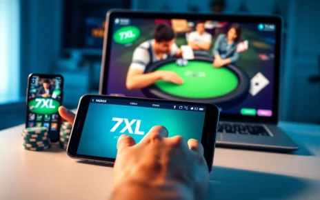 הורדת 7xl לחוויית פוקר מגוונת על מכשירים שונים כולל סמארטפון ומחשב נייד.