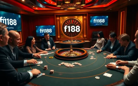 Engage in thrilling gameplay with f168 đăng nhập at a luxurious casino poker table.