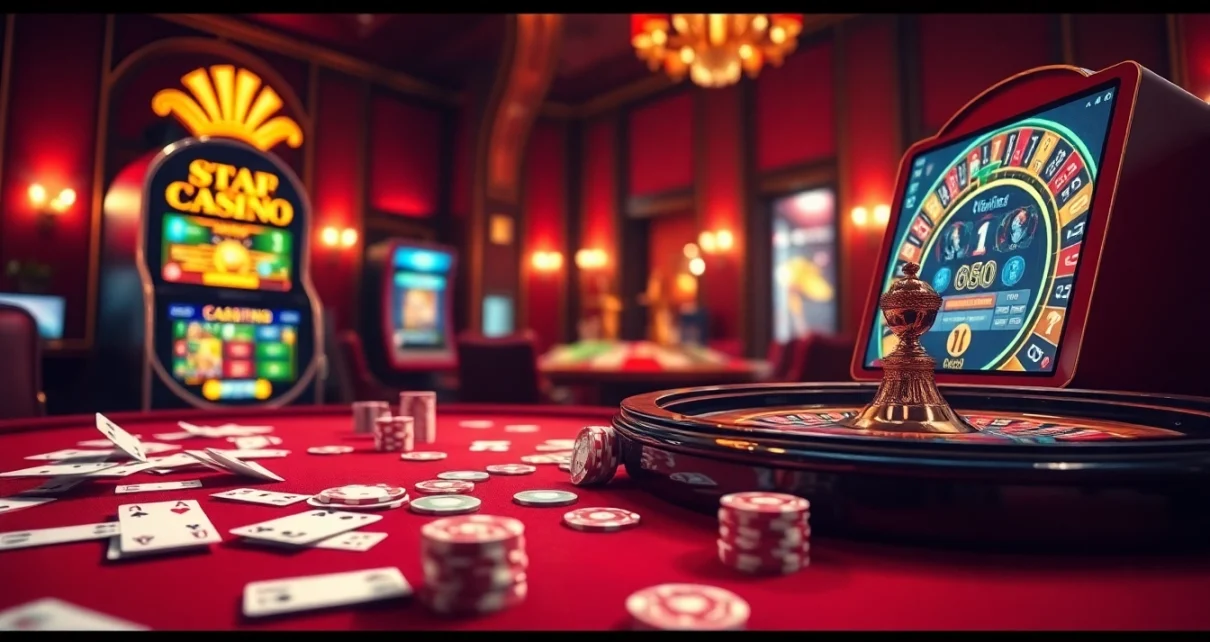 Immerse in the excitement of trang chủ go99 with a vibrant casino scene showcasing dazzling games and immersive experiences.