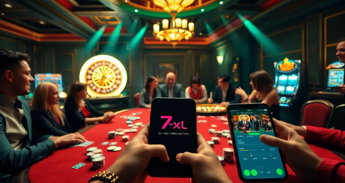 התרגשו מההימורים עם 7xl להורדה על המכשיר שלכם, כולל סצנת פוקר מרהיבה.