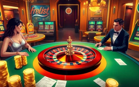 Gamblers enjoying a vibrant casino scene featuring roulette and the platform https://bl555.black.