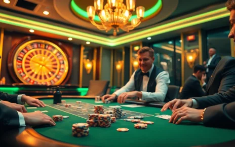 Players at a poker table enjoying their time at king88 casino, showcasing excitement and strategy.