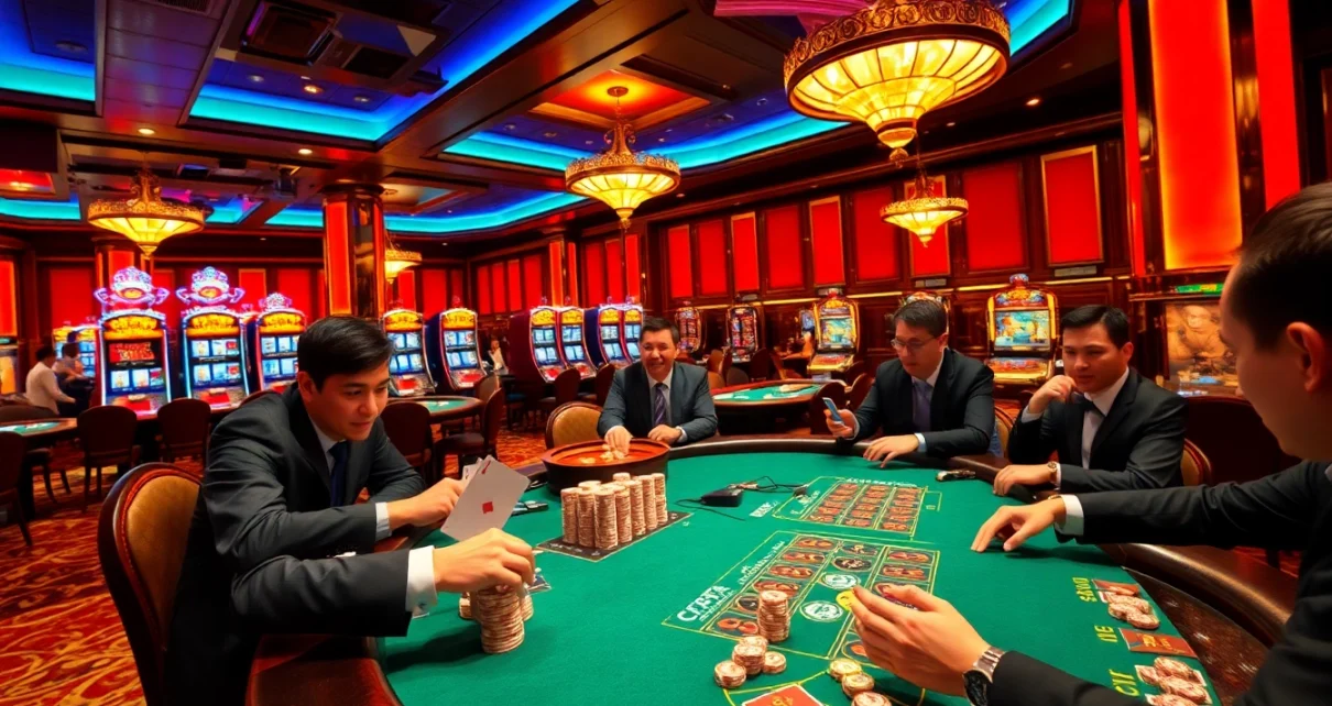 Experience the excitement of gambling at https://urr88.com/ with high-stakes gaming and luxurious casino decor.