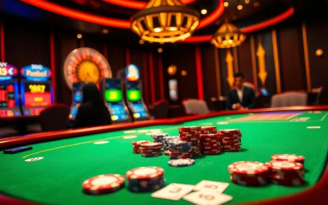 Experience thrilling gameplay at phsky.ltd with vibrant casino tables and engaging slot machines.