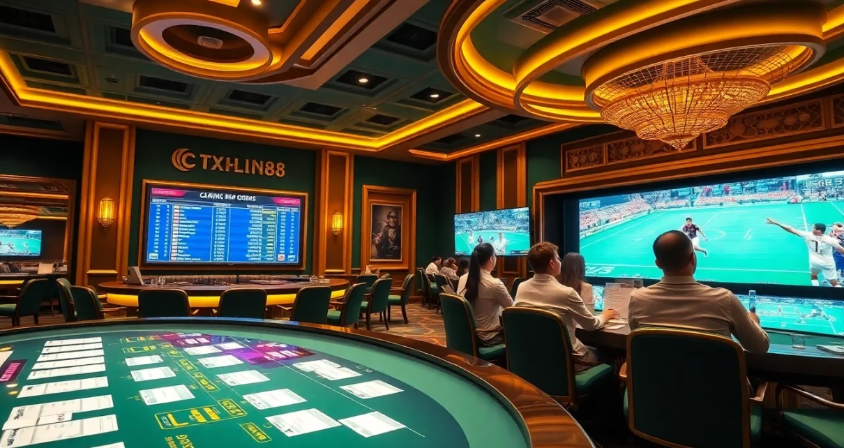 Experience the thrill of thể thao xin88 with dynamic sports betting at an upscale casino.