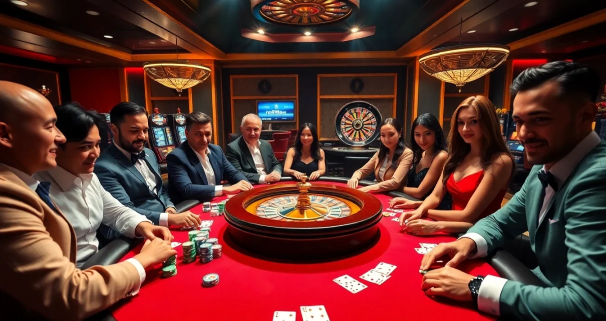 Experience the thrill of betting at thabet with vibrant poker tables and exciting casino games.