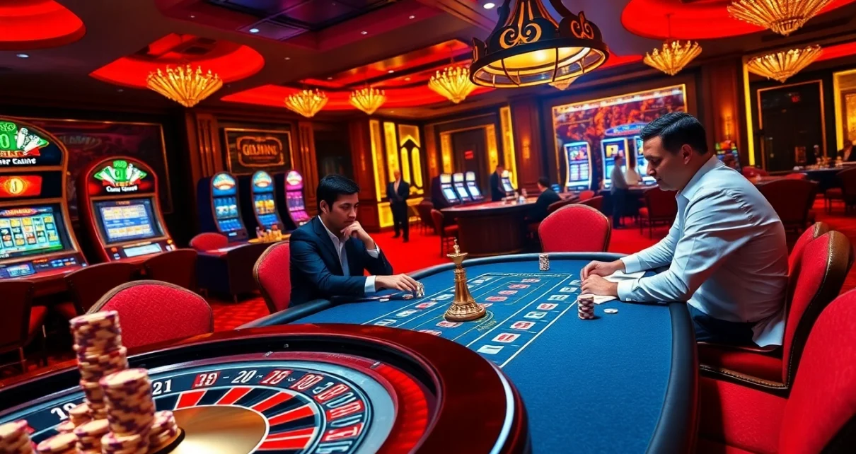 Experience intense gameplay at a high-stakes table capturing the essence of ok8386 com casino excitement.