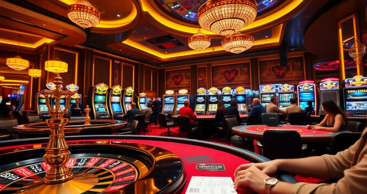 Experience the excitement of casino gaming at xin88 com with vibrant tables and enthusiastic players.