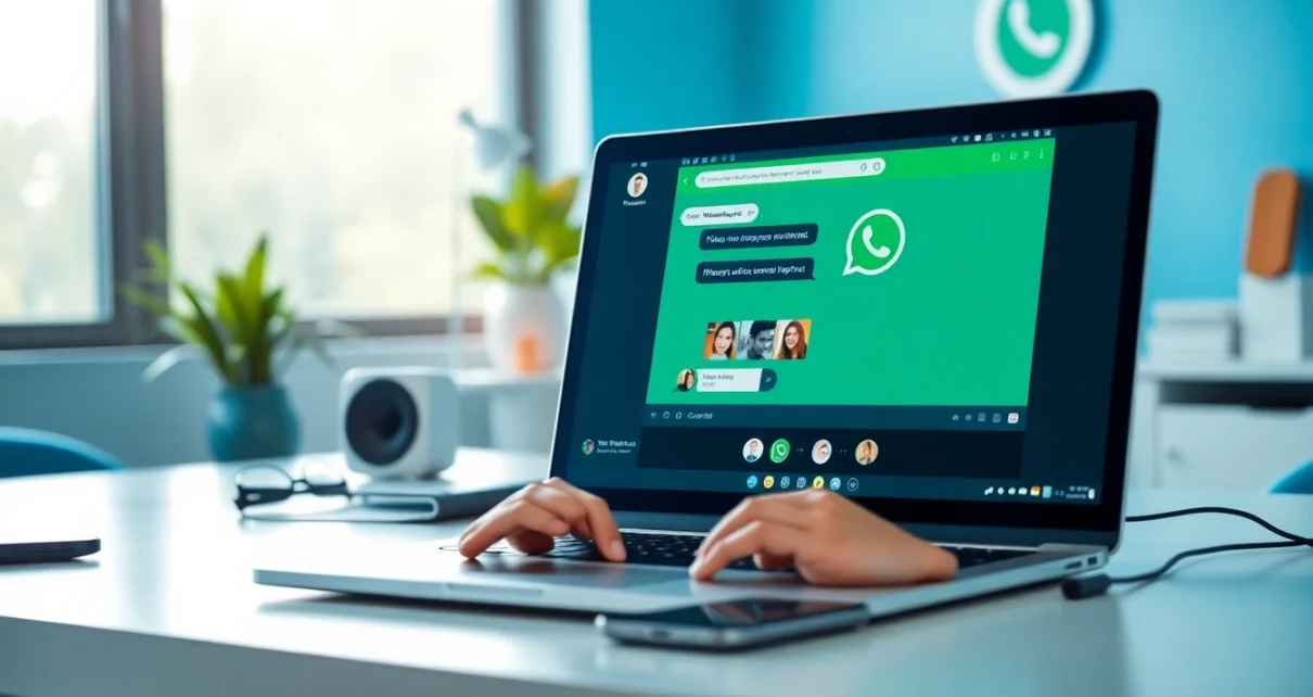 通过快连VPN 与 WhatsApp Web 进行安全通信