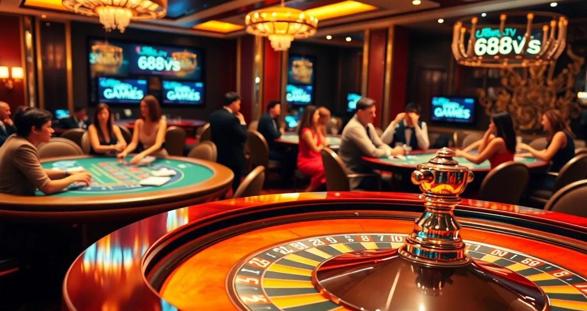 Experience the thrill of gambling at https://688v.games/ with sophisticated casino gameplay and vibrant atmosphere.